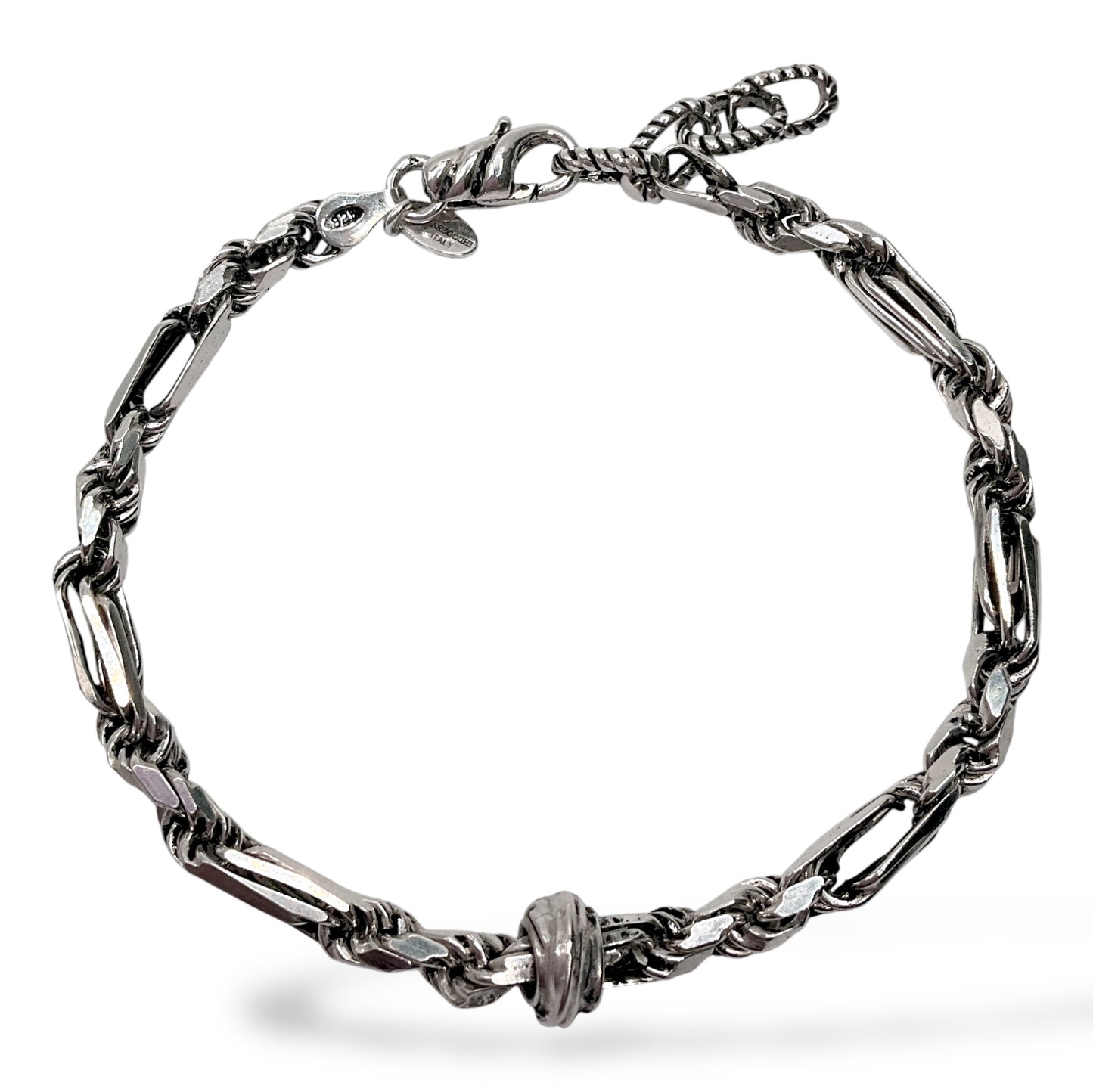 Bracciale Uomo Giacomo Burroni Corda Alternata - MBC0105