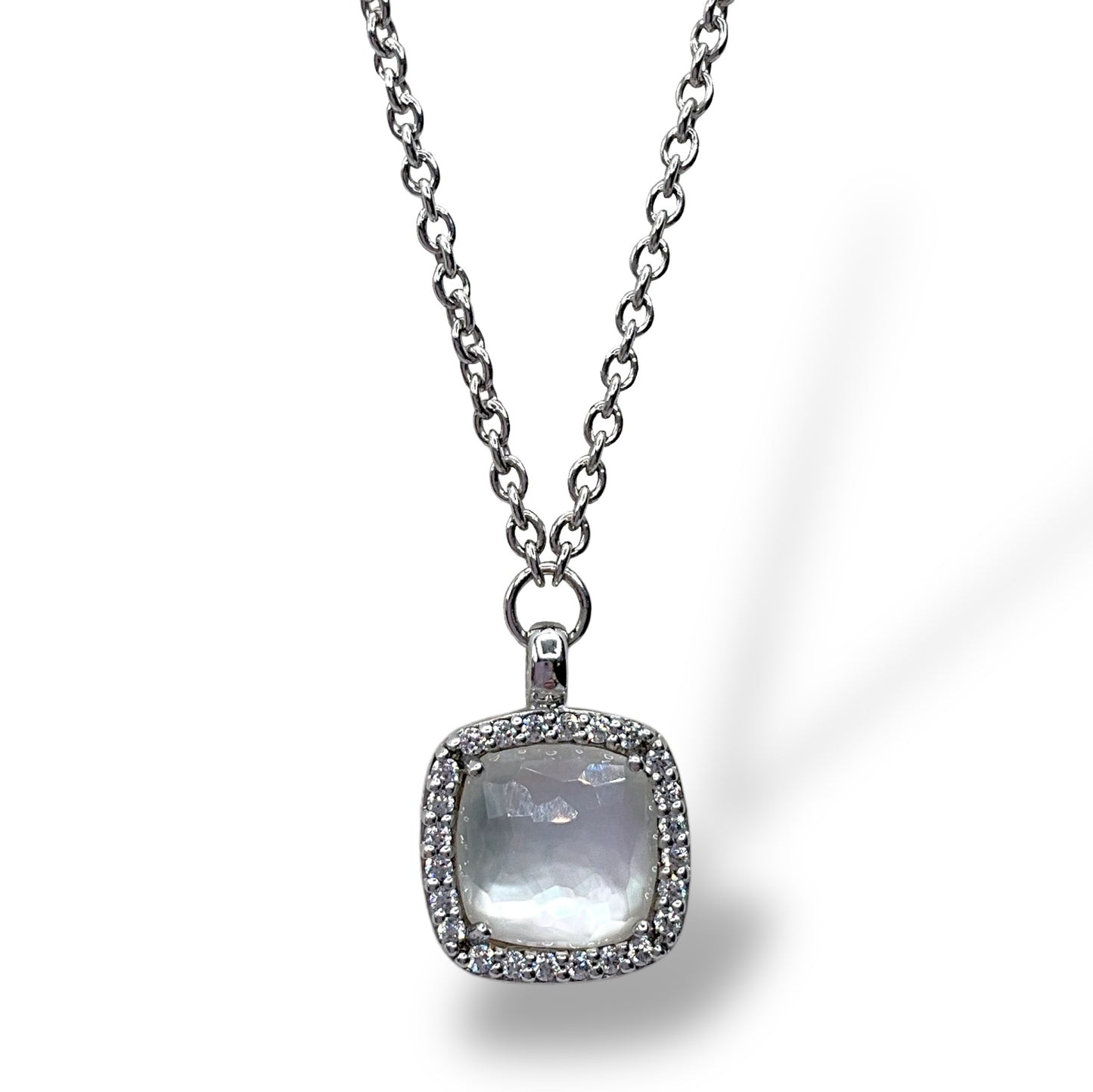 Collana Donna Ti Sento Milano Ciondolo Madreperla Sfaccettata - 3792MW/42