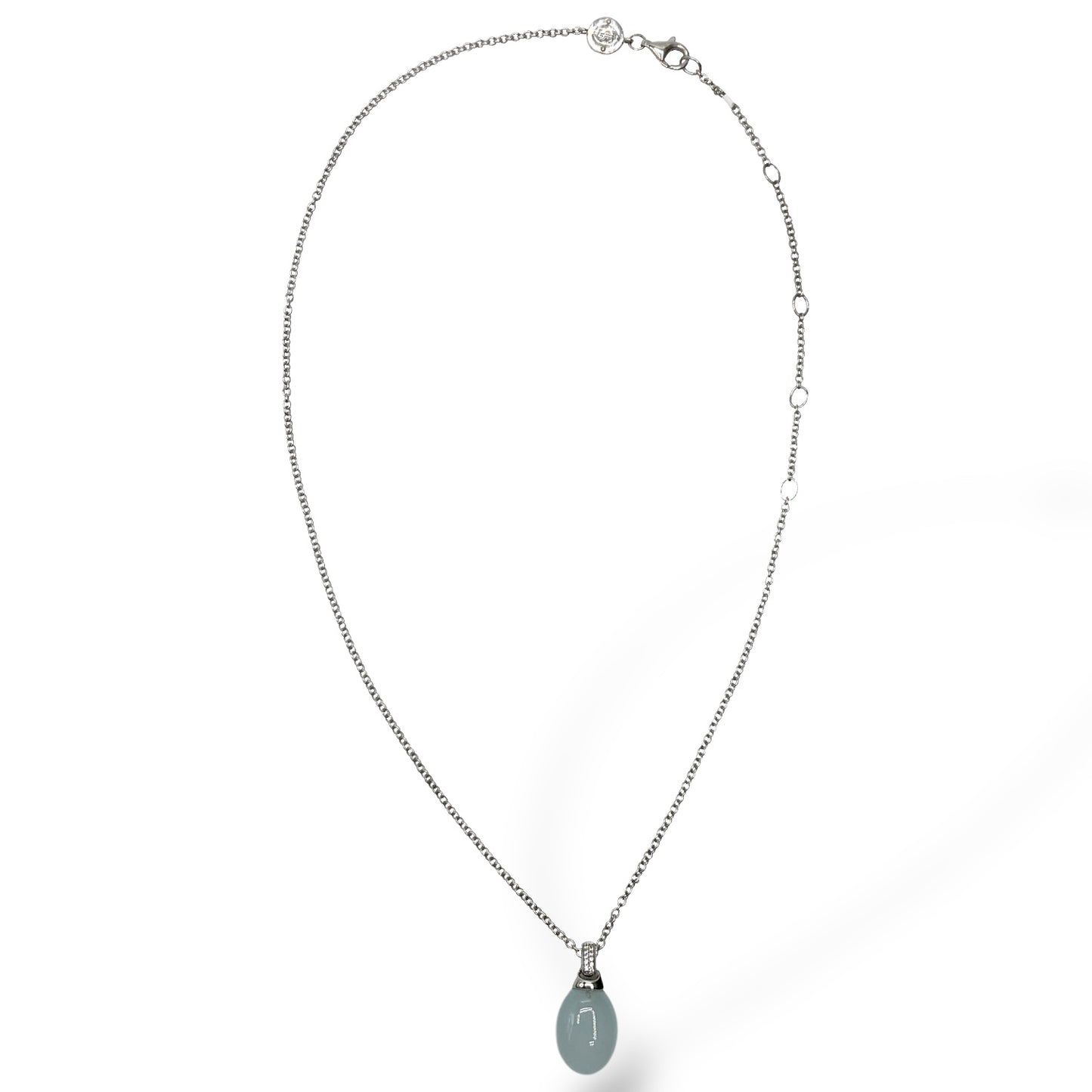 Collana Donna Ti Sento Milano Ciondolo Goccia Azzurra - 7555MW