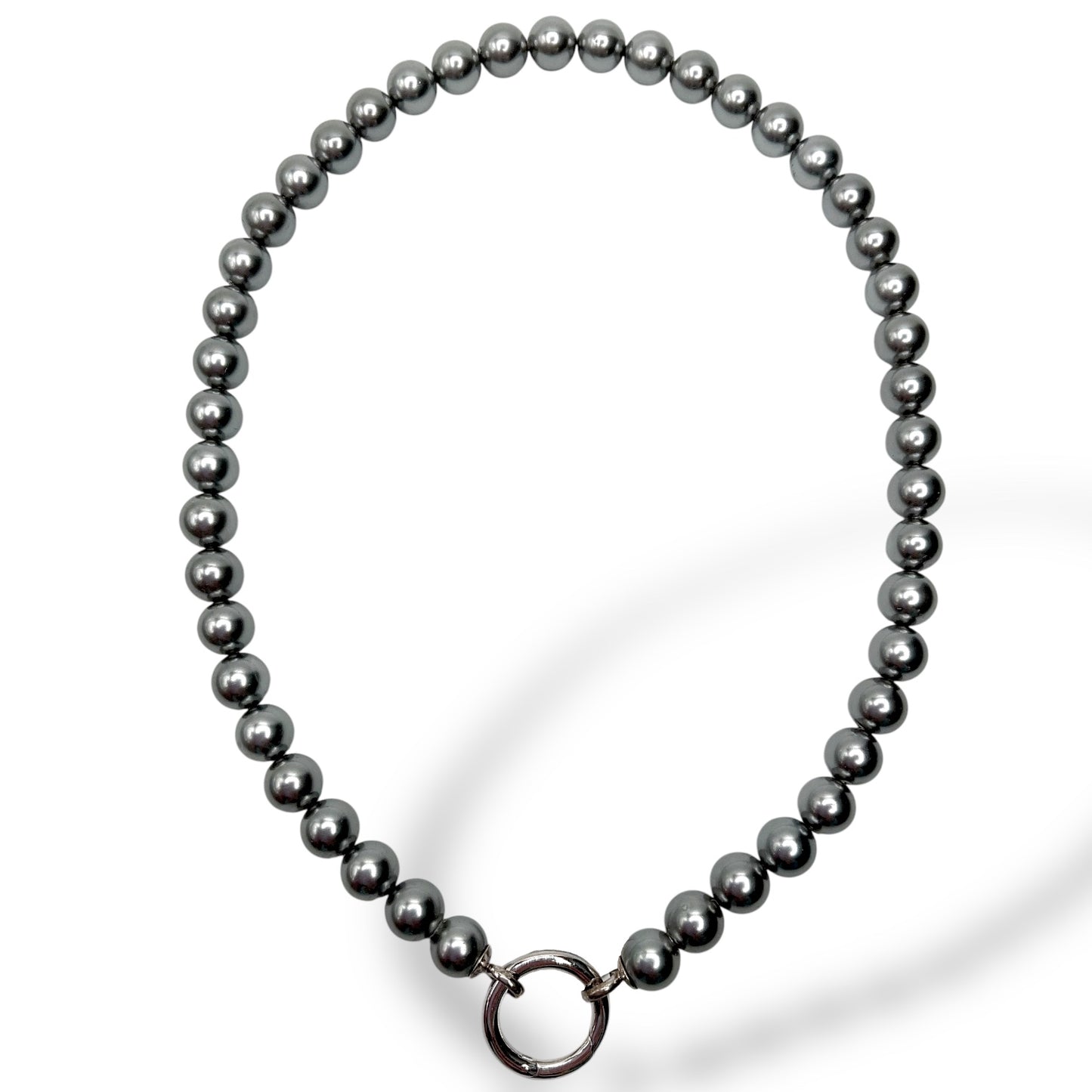 Collana Filo Di Perle Grigie Ti Sento Milano - 3583PG/48