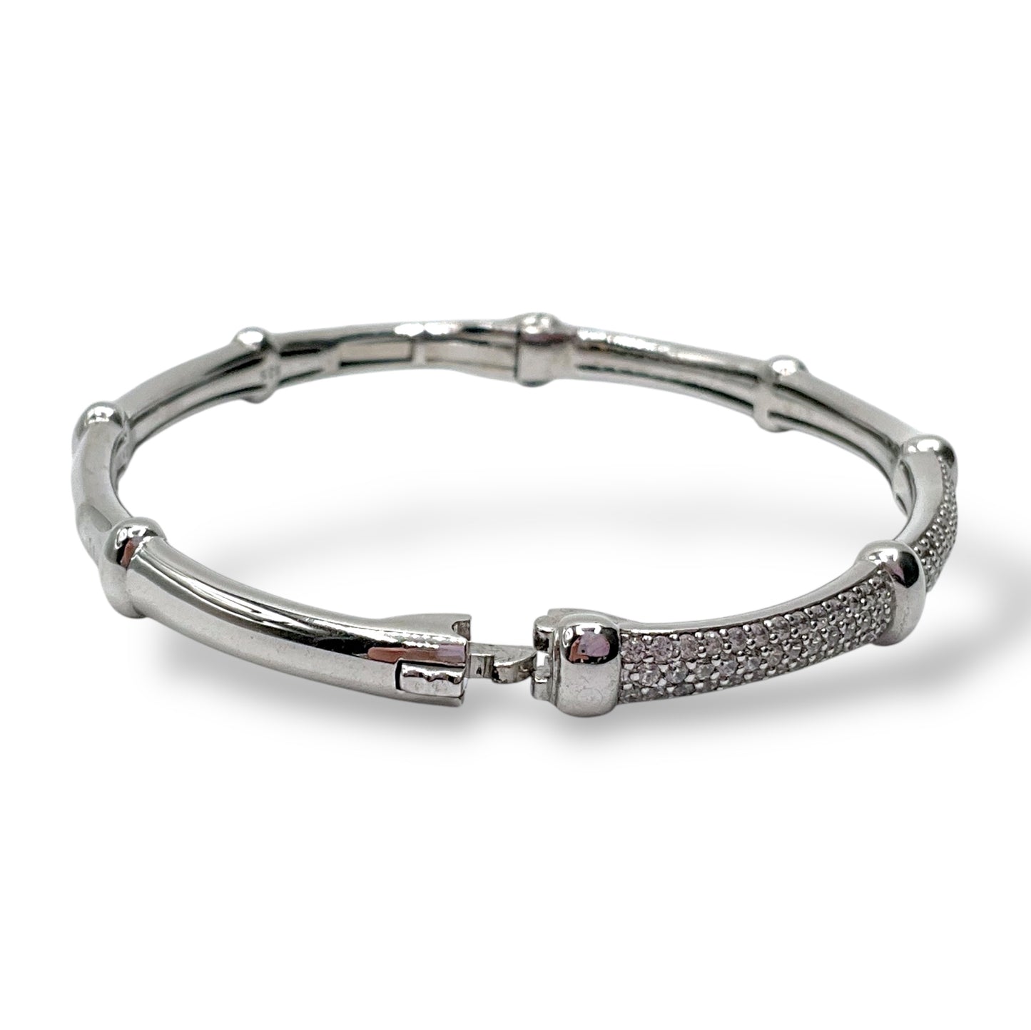 Bracciale Rigido Bambù con Zirconi Ti Sento Milano - 2844ZI