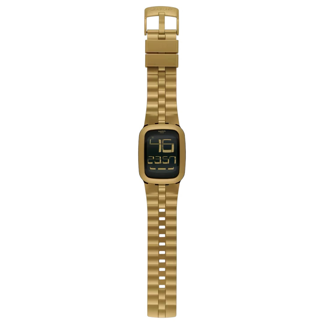 Orologio Digitale Unisex Swatch Touch Gold Bump - SURC101