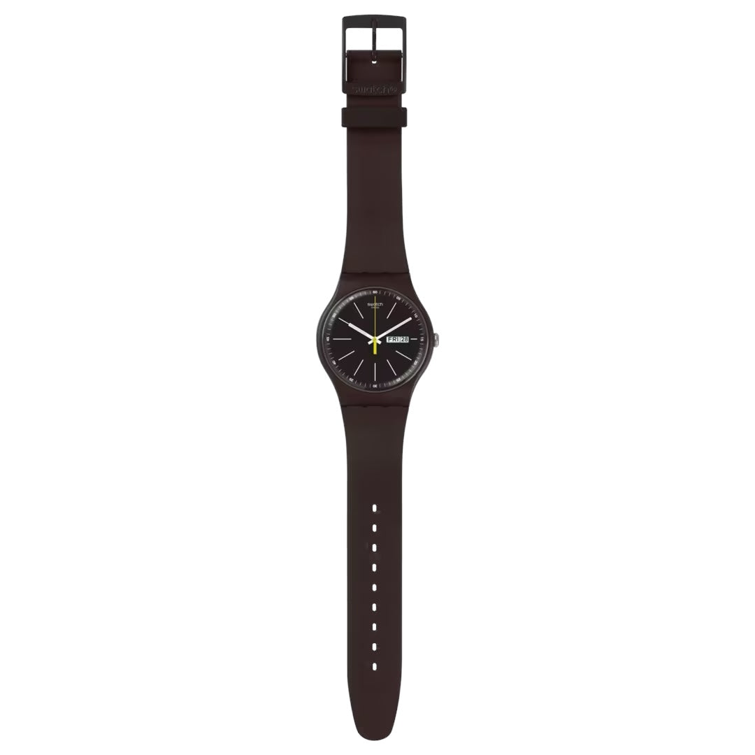 Orologio Unisex Swatch Blue Browny - SUOC704
