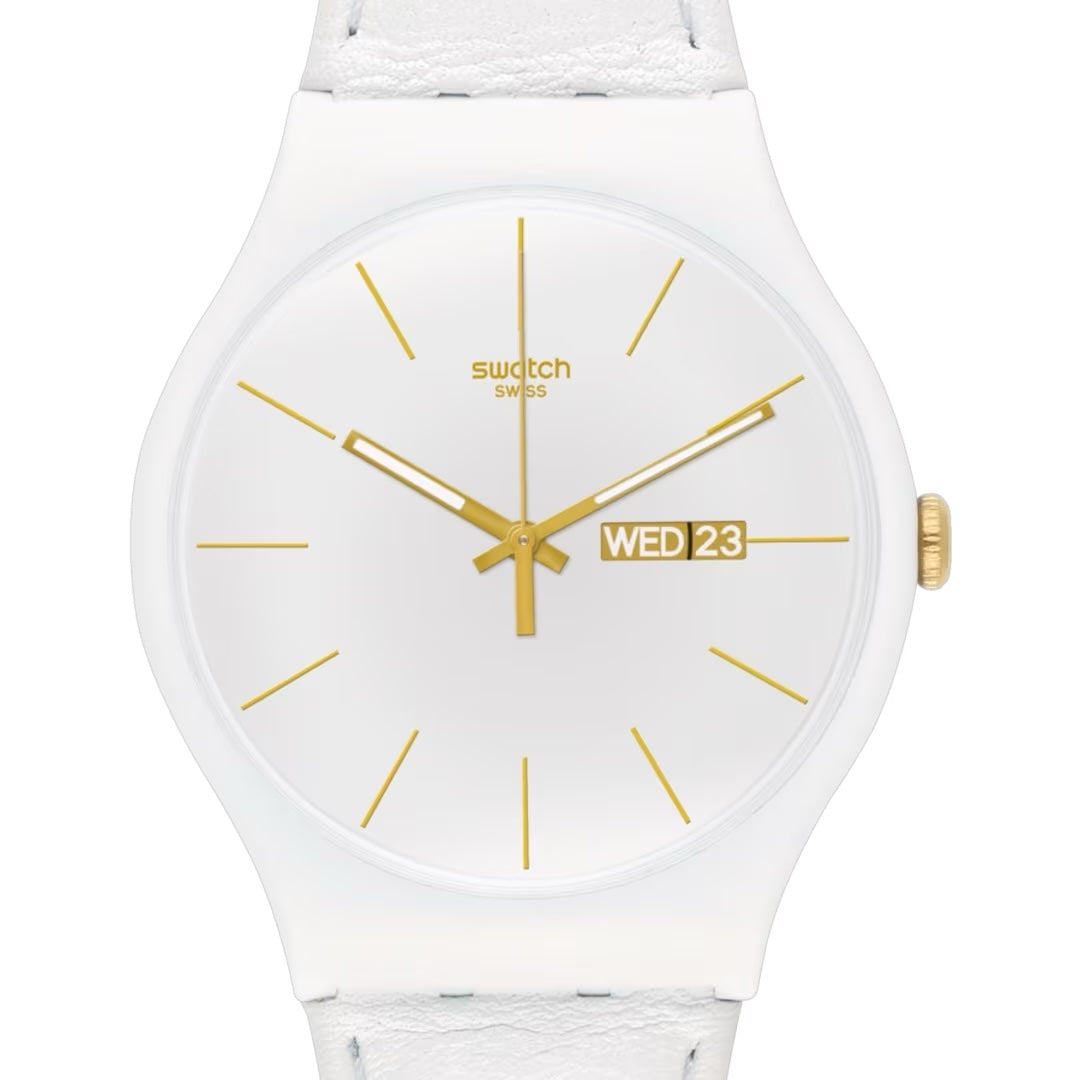 Orologio Unisex Swatch White Character - SUOW703
