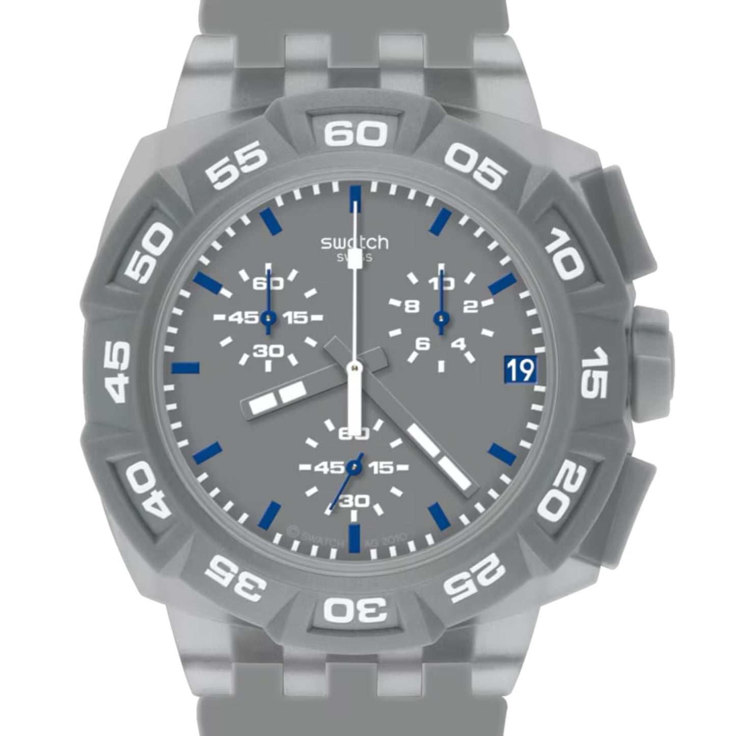 Orologio Chrono Unisex Swatch Gray Hero - SUIM402