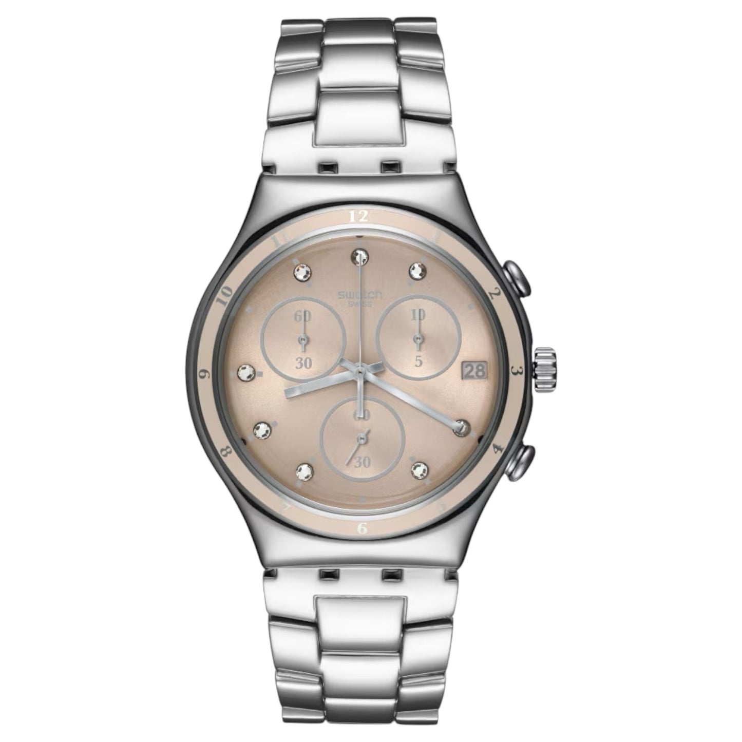 Orologio Cronografo Donna Swatch Irony Classy Shine - YCS583G