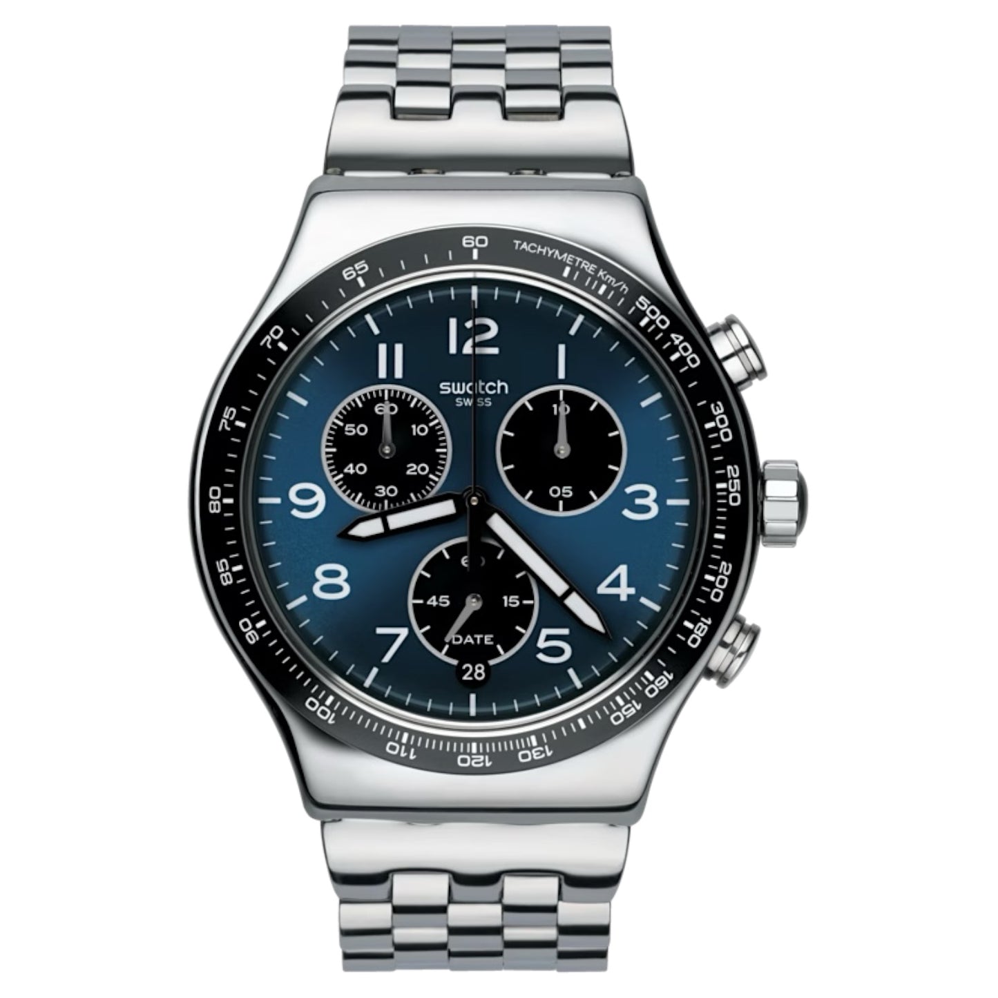 Orologio Cronografo Uomo Swatch Irony Boxengasse - YVS423G