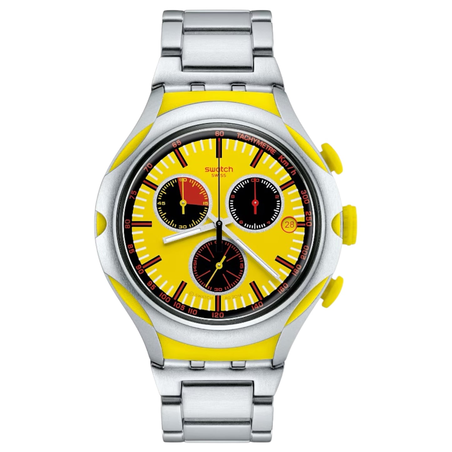 Orologio Cronografo Uomo Swatch Irony X-Lite Lemon Squash - YYS4002AG