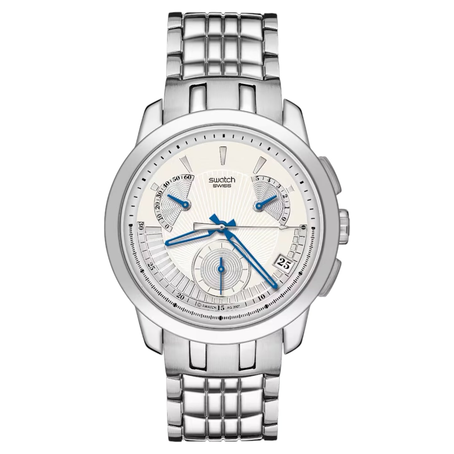 Orologio Cronografo Uomo Swatch Irony Retrograde Blue Signs - YRS402G