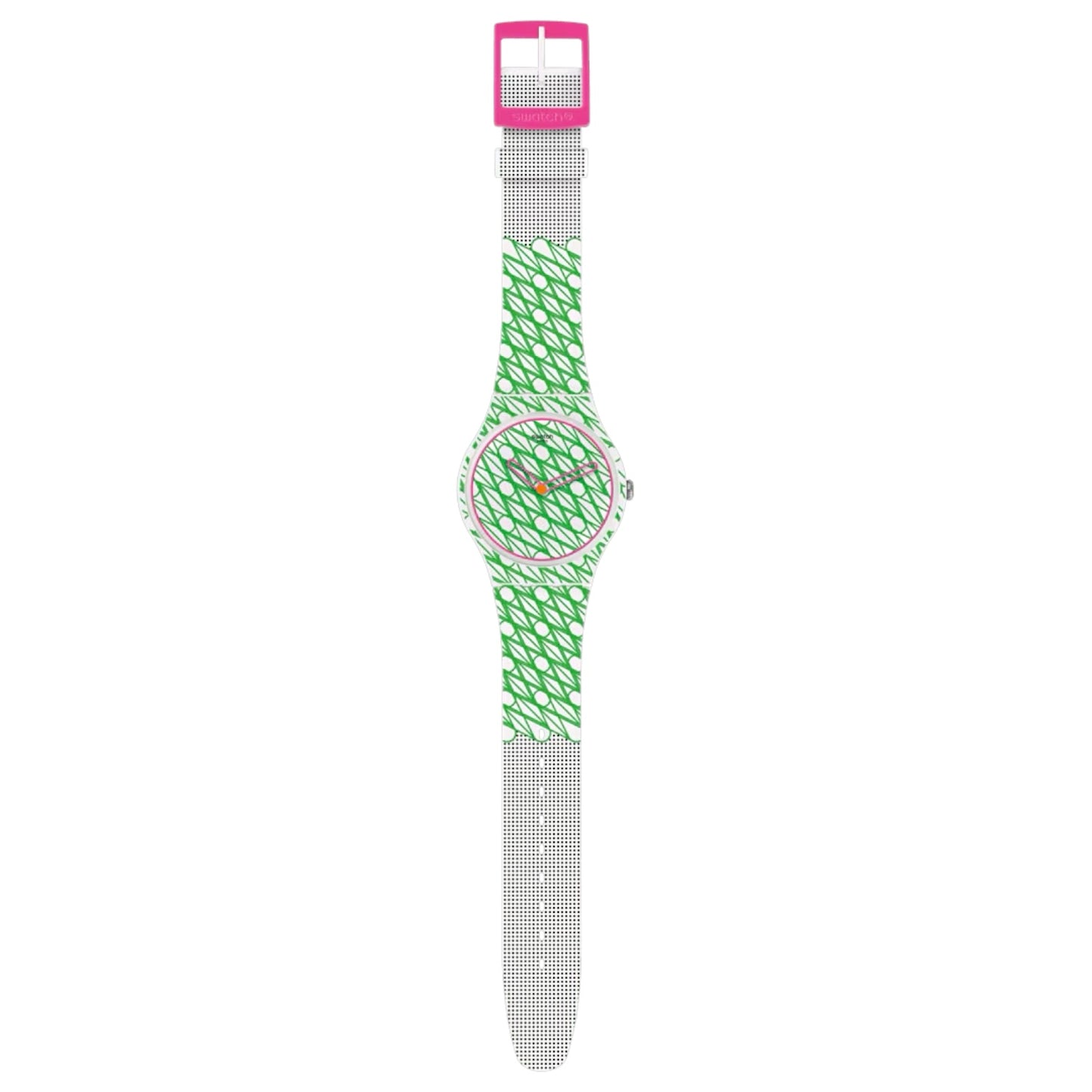 Orologio Unisex Swatch Duet in Green & Pink - SUOZ208