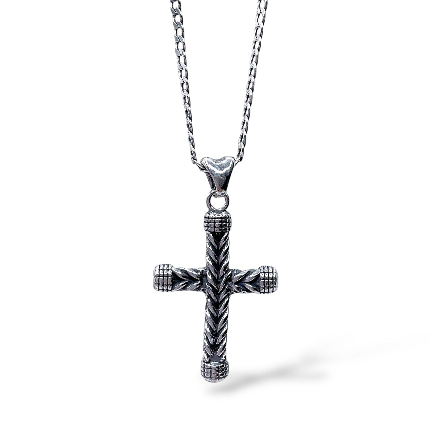 Collana Unisex Croce e Pietre di Gerba - RG08