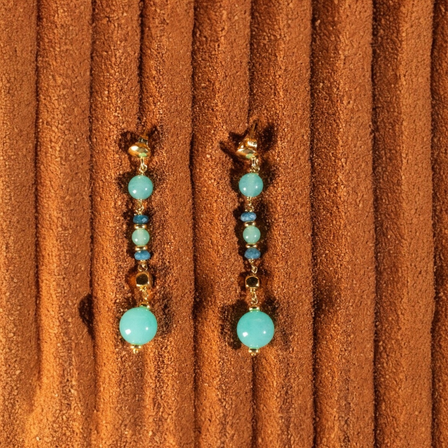 Orecchini Donna Quarzo Verde ed Ematite Alisei Gioielli - O337