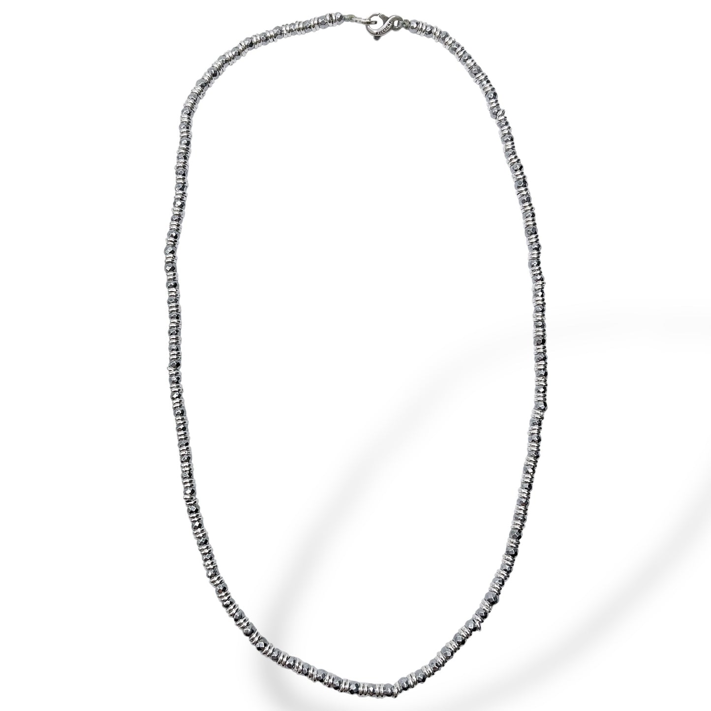 Collana Spadarella Ematite e Anellini - SPGR514