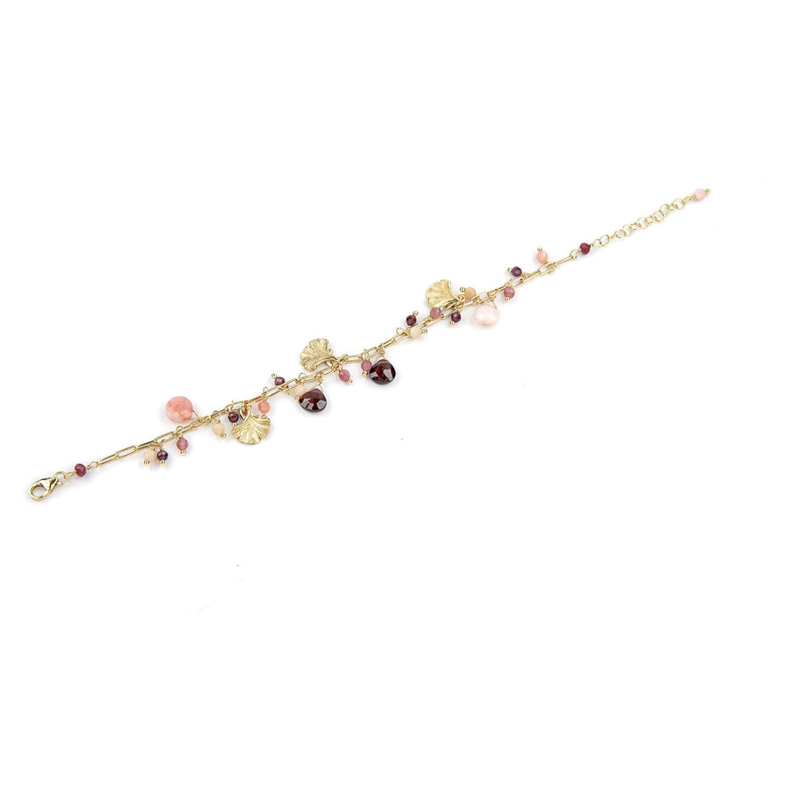 Bracciale Con Charms Ishwara Gingko - SS0418BR/BL