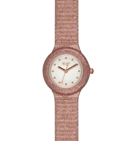 Orologio Donna Hip Hop Sparkling Rose Gold - HWU969