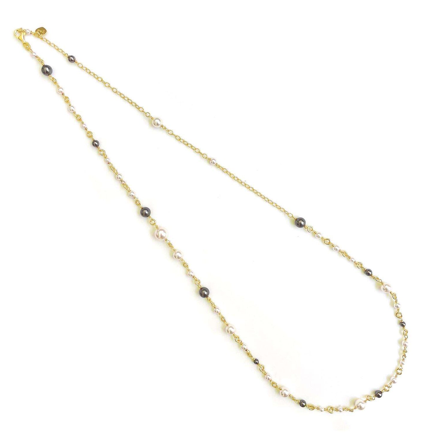Collana Lunga In Argento Io & Te - CLLBLRRS