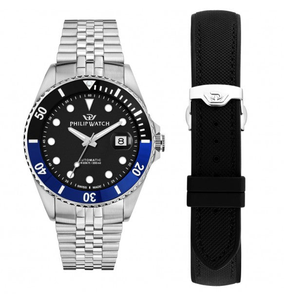 Orologio + Cinturino Uomo Philip Watch Caribe Diving - R8223597037