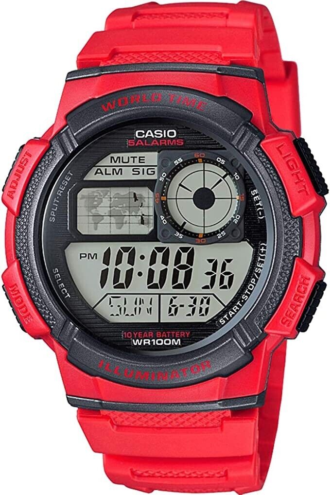 Orologio Da Uomo Digitale Casio Word Time - AE1000W1A