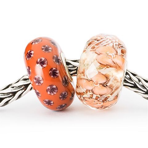 Orchidea Corallo RITIRATO Trollbeads - TGLBE-30083