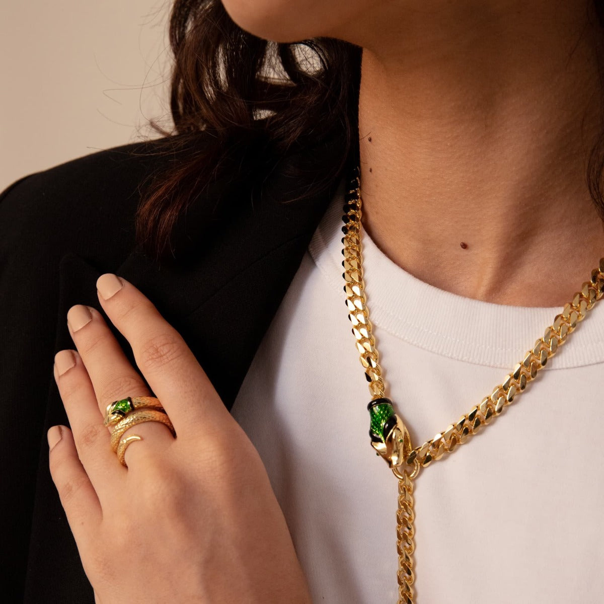 Collana Donna Unoaerre Groumetta con Serpente - 008EXH0014000