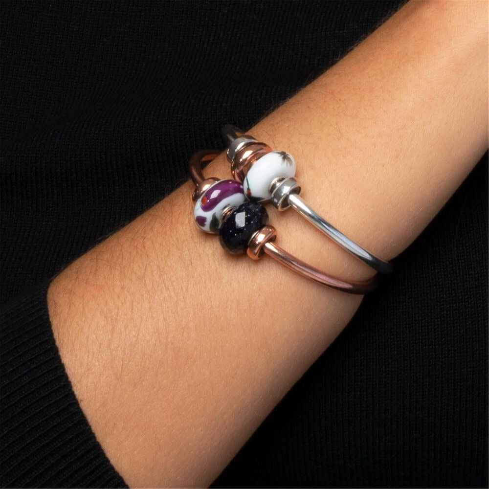Melanzana, Porcellana RITIRATA Trollbeads - TCHBE-30007
