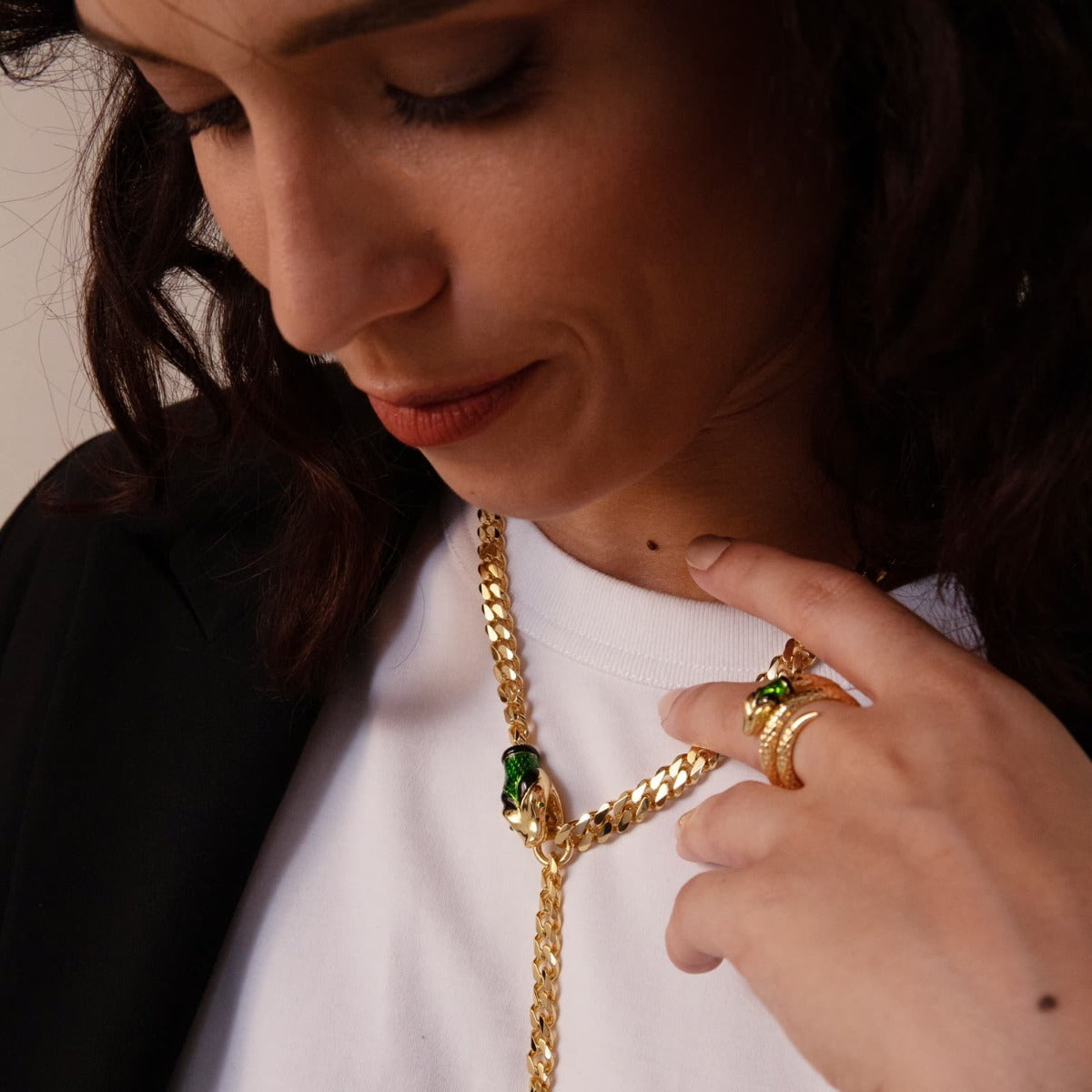 Collana Donna Unoaerre Groumetta con Serpente - 008EXH0014000