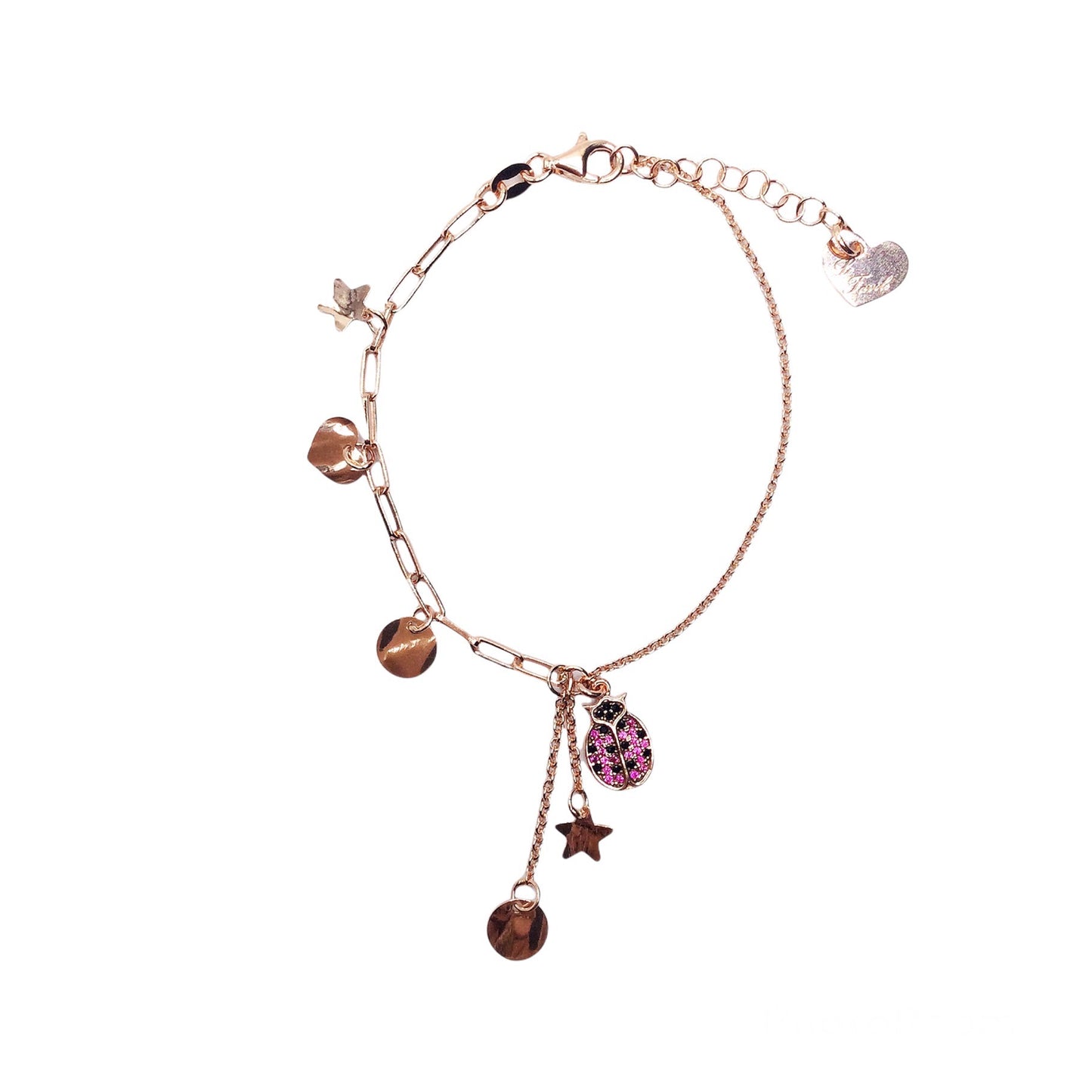 Bracciale con Ciuffo e Coccinella - Le Favole