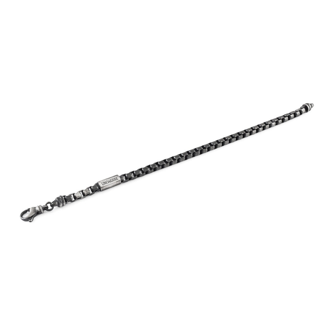 Bracciale Uomo Unoaerre Argento Brunito - 700YHH0293101 -