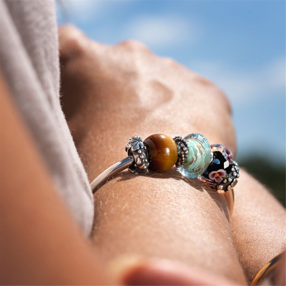 Occhio di Tigre Rotondo Grande RITIRATO Trollbeads - TSTBE-10017