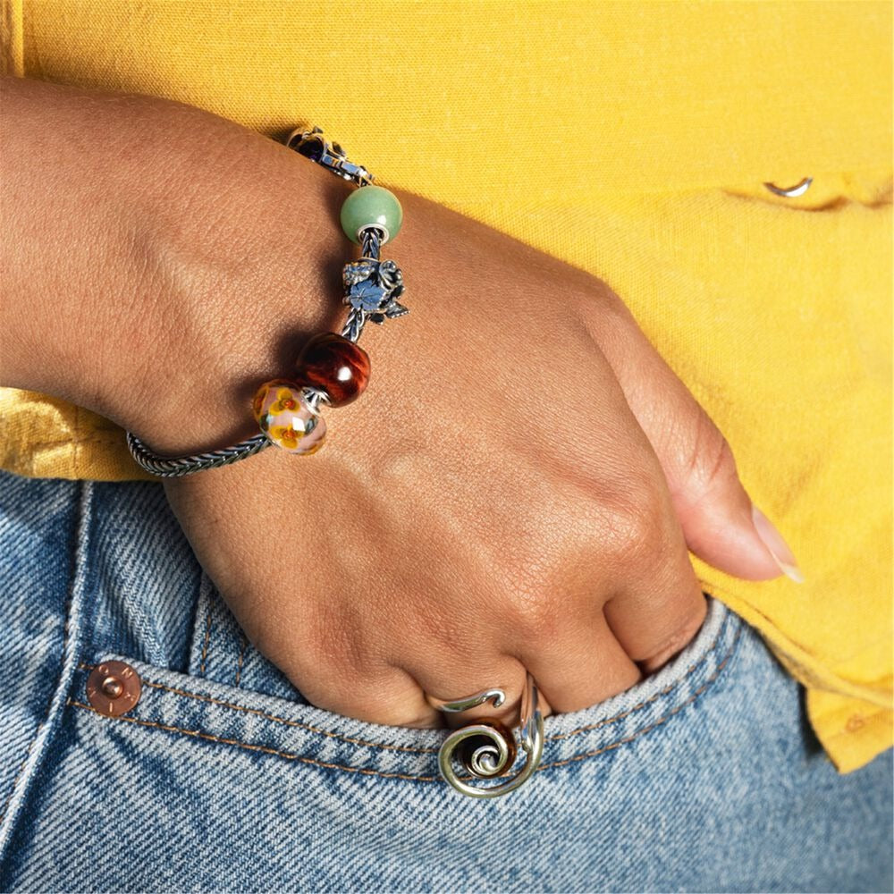 Occhio di Tigre Rosso Rotondo Grande RITIRATO Trollbeads - TSTBE-10018
