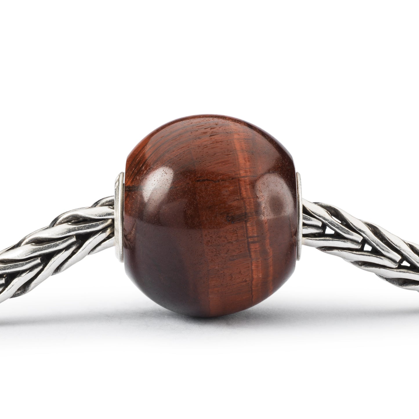 Occhio di Tigre Rosso Rotondo Grande RITIRATO Trollbeads - TSTBE-10018