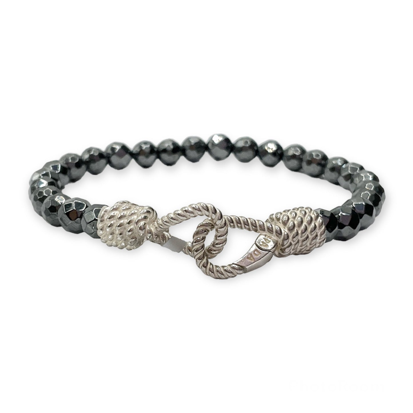 Bracciale Spadarella Chiusura a Corda e Pietre Naturali - SPBR632