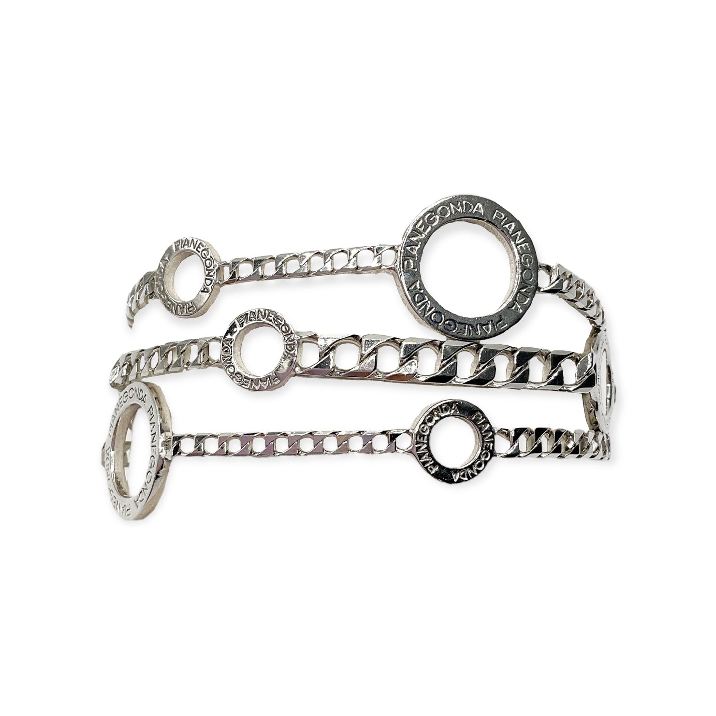 Bracciale Donna Multi Catena Log In in Argento- BA010774