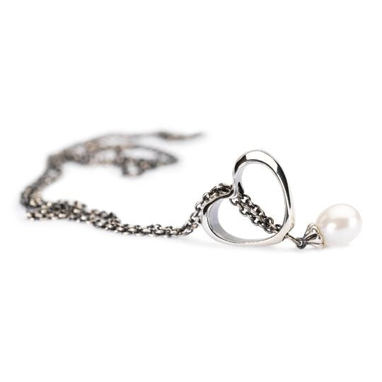 Collana d'Argento con Perla Trollbeads - TAGFA-00020