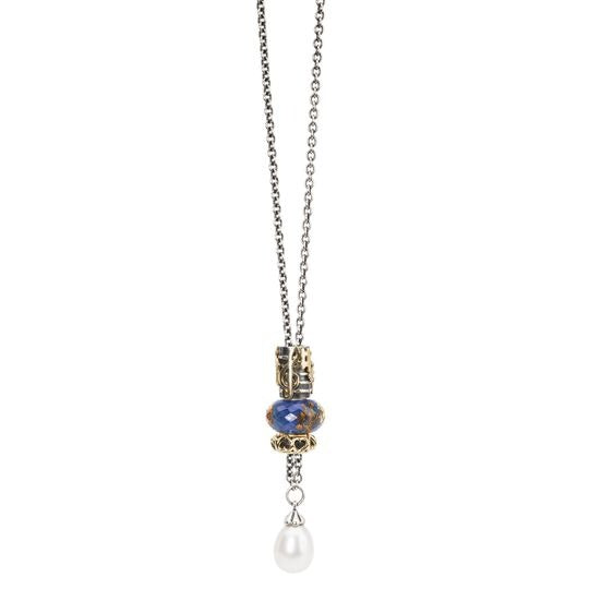 Collana d'Argento con Perla Trollbeads - TAGFA-00020