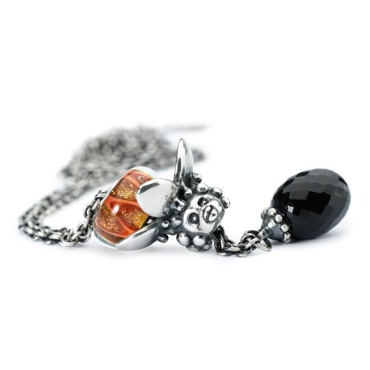 Collana d'Argento con Onice Nero Trollbeads - TAGFA-00003