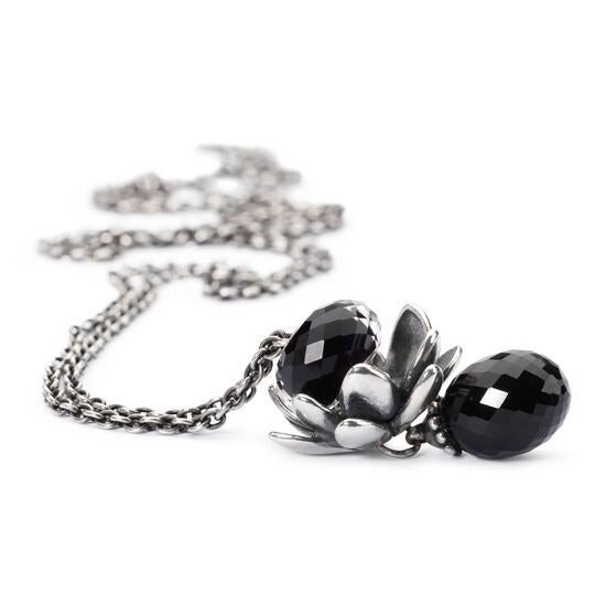 Collana d'Argento con Onice Nero Trollbeads - TAGFA-00003