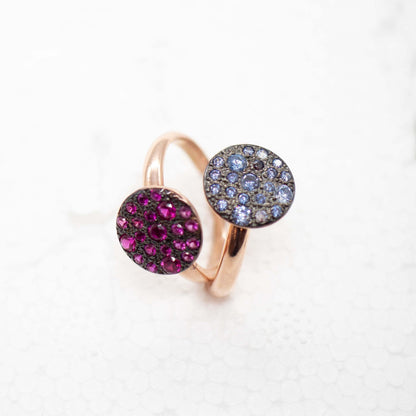 Anello Donna Tondo Pavè Alisei Gioielli - A20