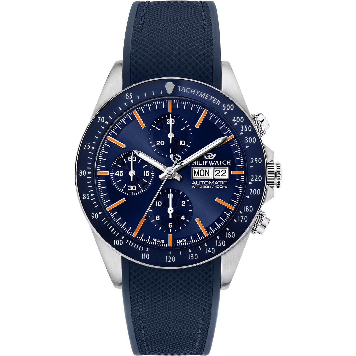 Orologio Automatico Cronografo Uomo Philip Watch Caribe - R8243607027