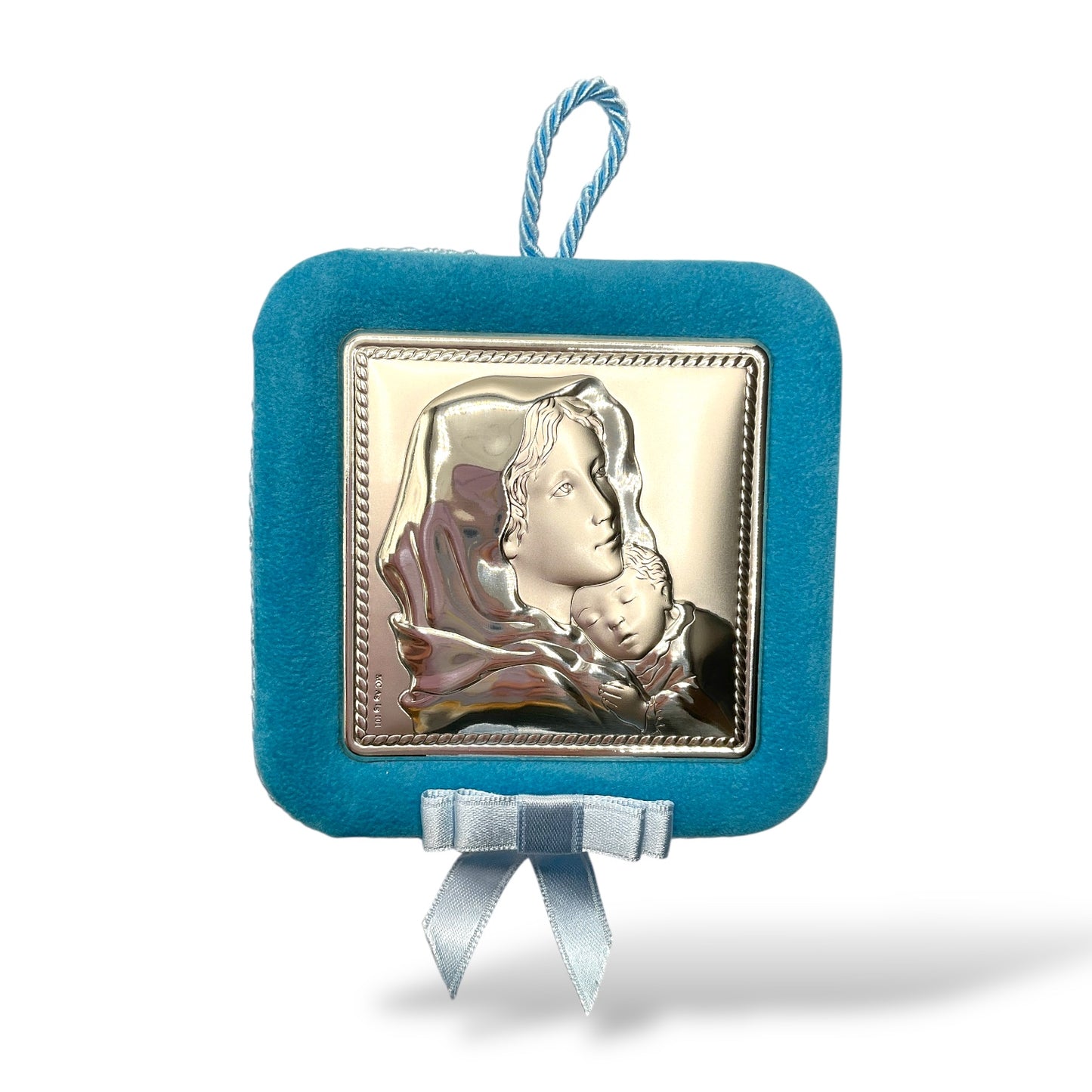 Medaglione Sopraculla Madonna con Bambino Quadrato Valenti - 1718 C