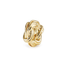 DOPPIO NODO INFINITO PLACCATO ORO TROLLBEADS  TGPBE-40005