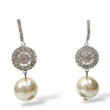 Orecchini Pendenti Donna con Cristalli e Perla Ottaviani Bijoux - 490257