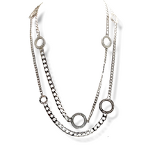 Collana Doppia Groumette E Anelli