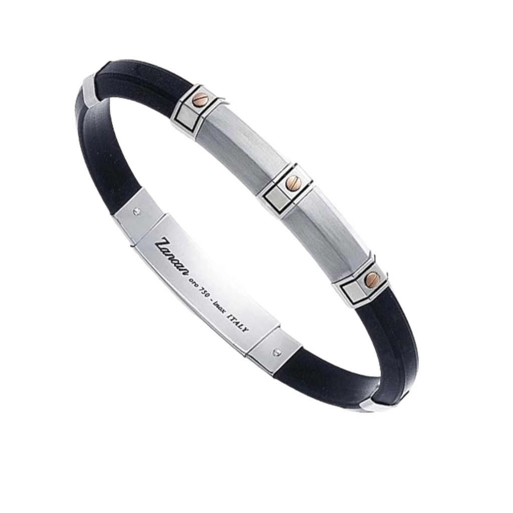 Bracciale In Argento Uomo Zancan - EXB302R-N