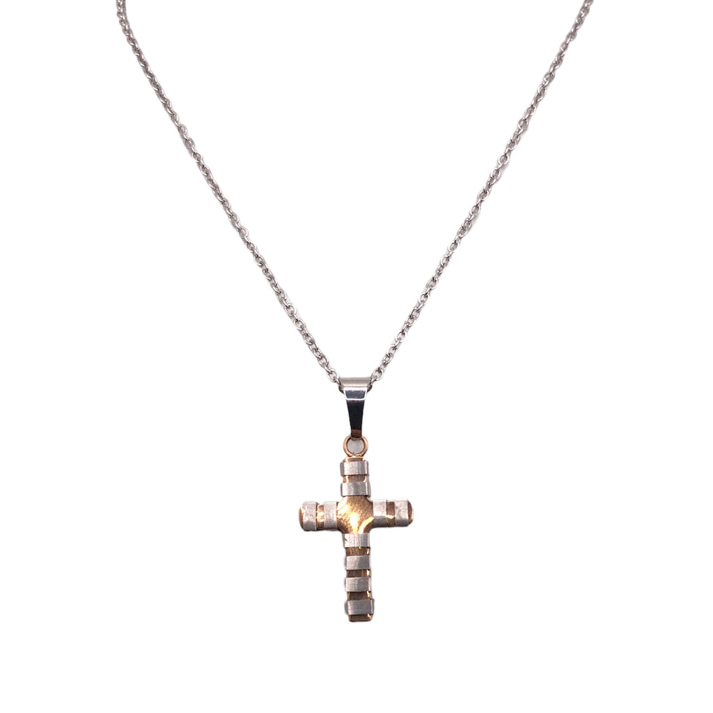 Collana Da Uomo Con Pendente A Croce