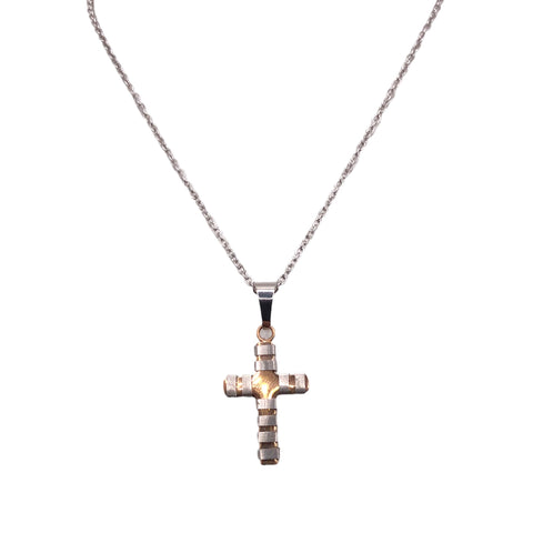 Collana Da Uomo Con Pendente A Croce