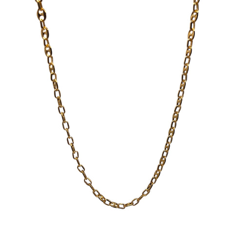 Collana Unisex In Argento Placcato Oro
