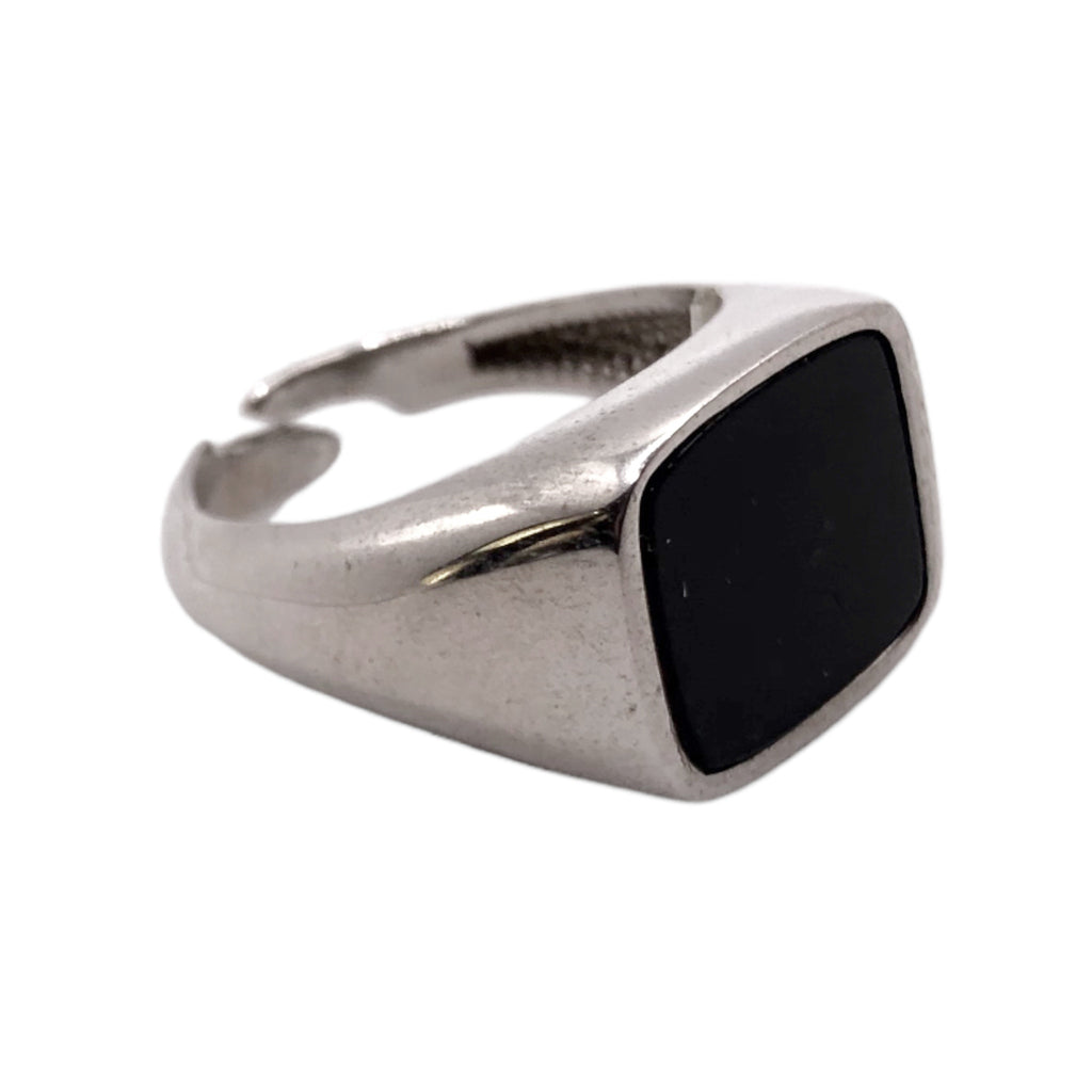 Anello Uomo In Argento E Onice - AN756