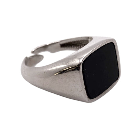 Anello Uomo In Argento E Onice - AN756