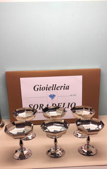Set 6 Coppe In Argento - 014